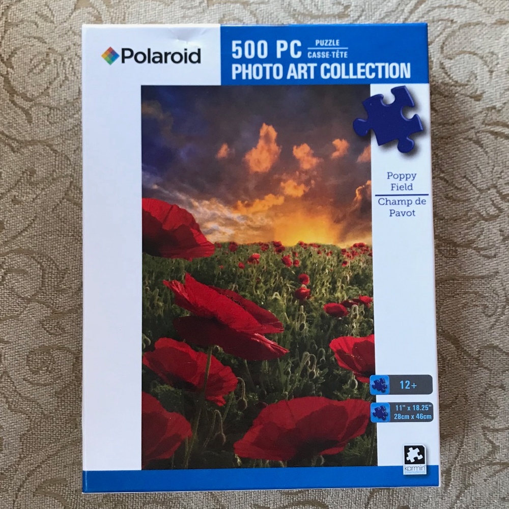 Polaroid Poppy Field 500 Piece Jigsaw Puzzle